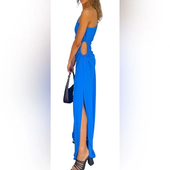 Entro NWT one shoulder maxi dress in size M - Picture 5 of 9